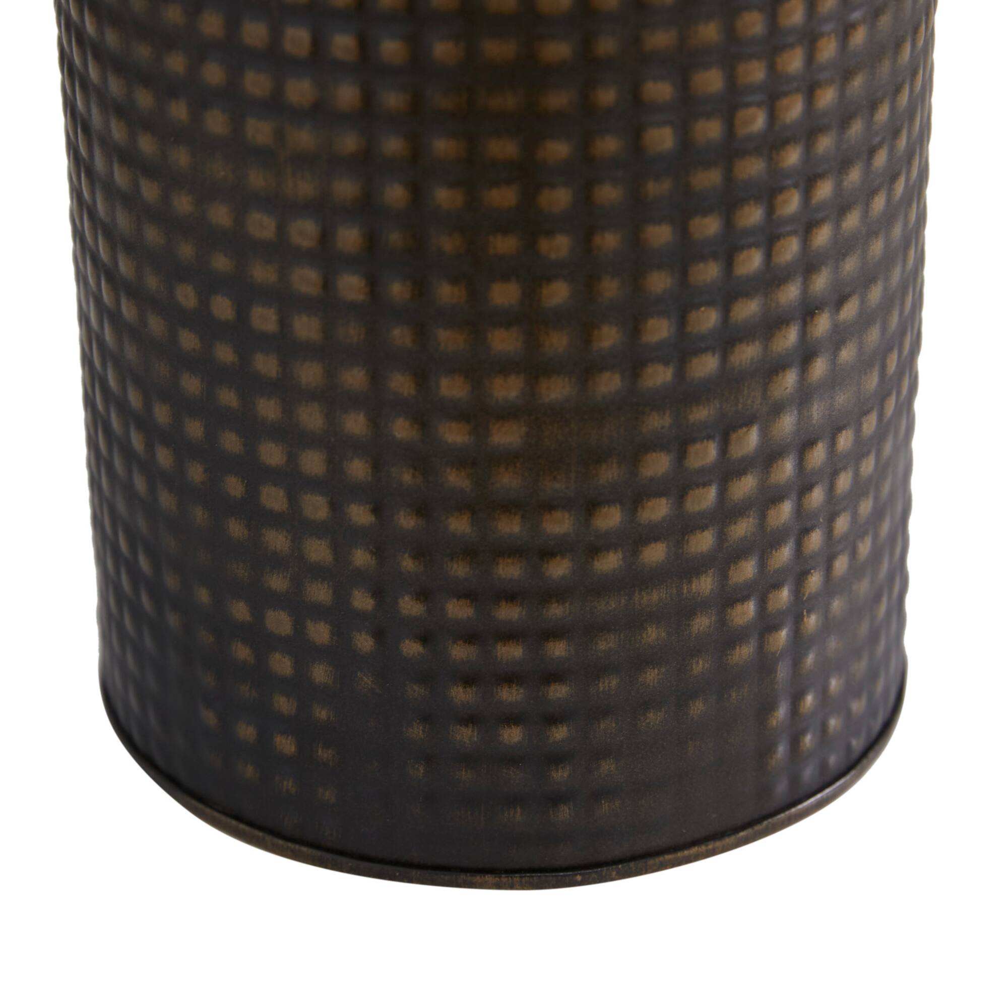 Black Metal Farmhouse Canister Set